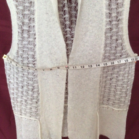 Crochet knit, open front vest, bolero, camisole - Picture 7 of 11